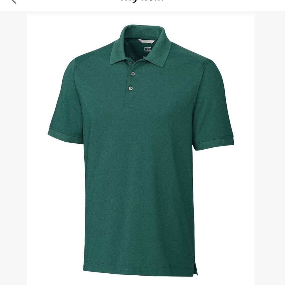 Mens nwt 1x green polo - short sleeves